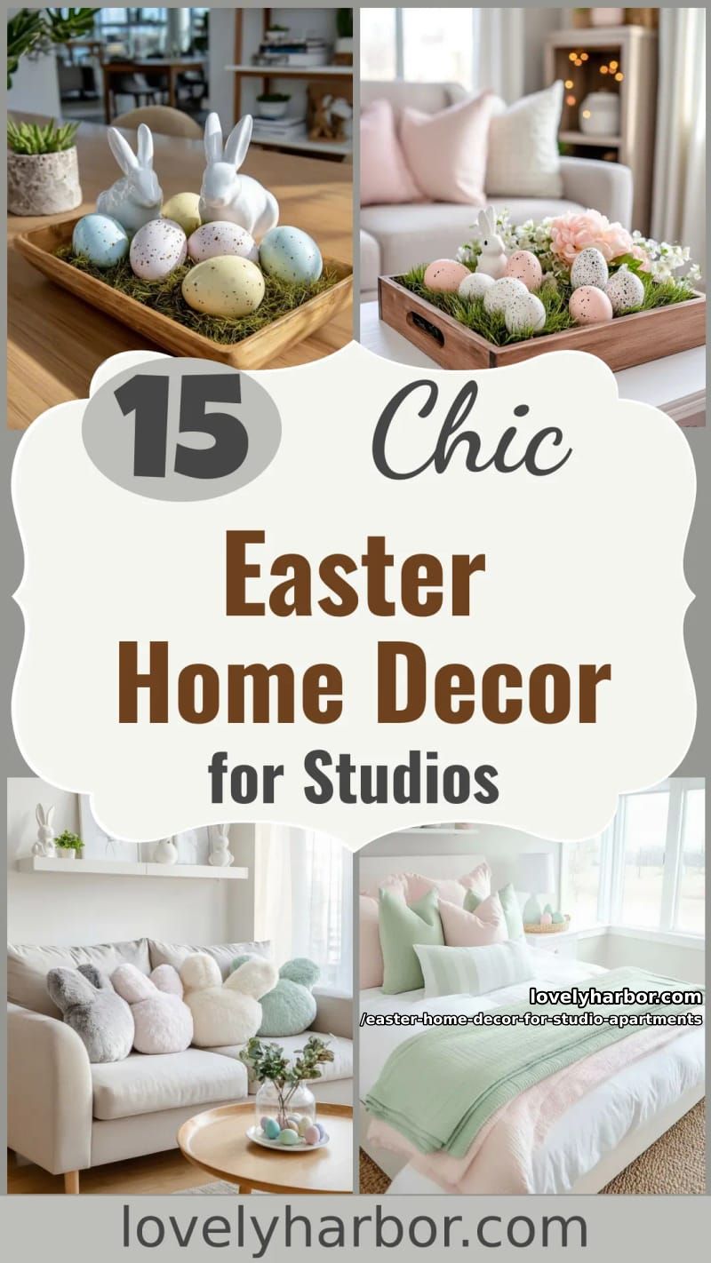 15 Easter Home Decor For Studio Apartments That Makes Small Spaces Bloom 51 enjoy decorating with these easter home decor ideas for studio apartments 50