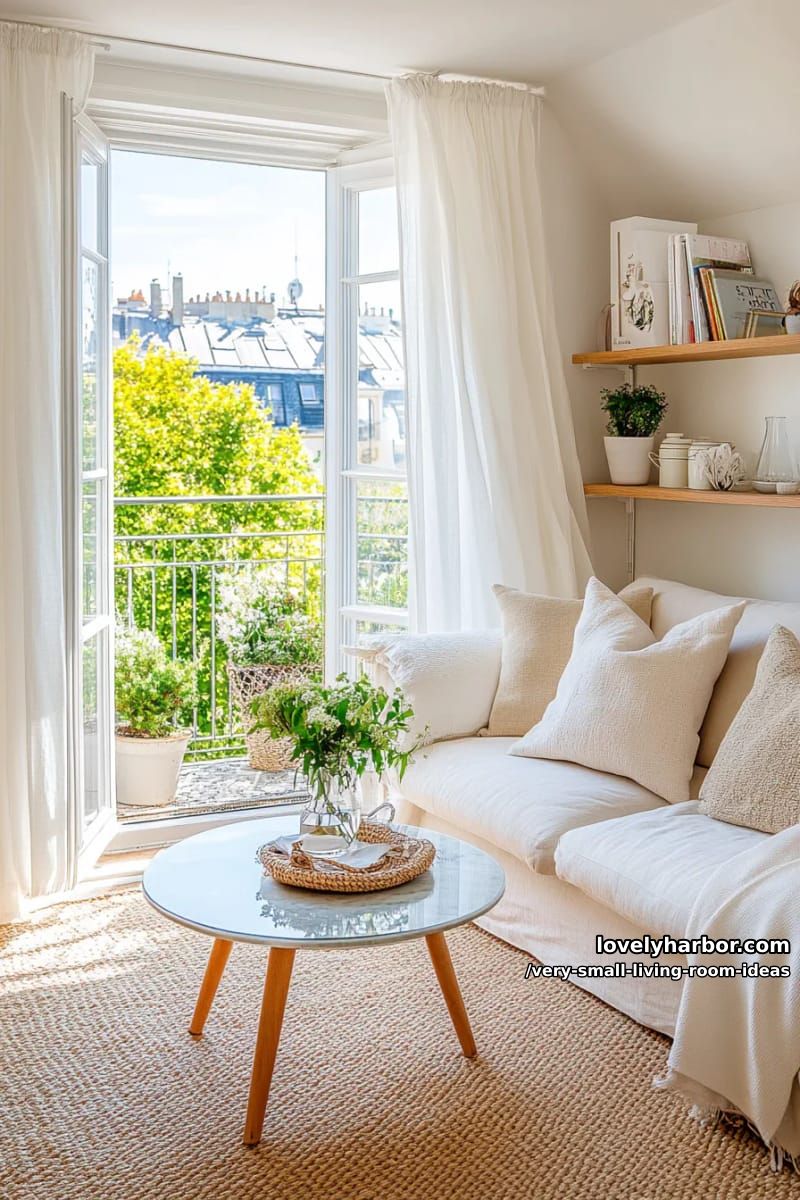 floor-to-ceiling curtains in sheer fabric to amplify natural light 1
