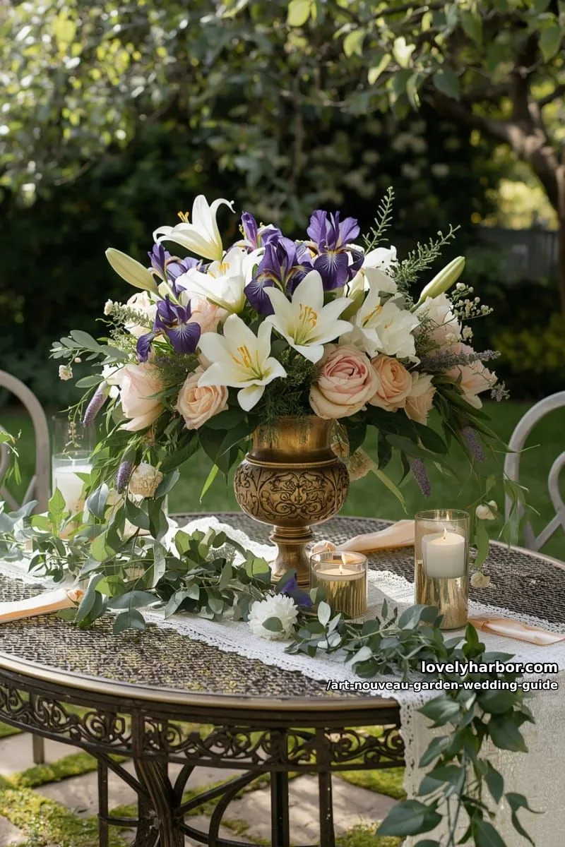 The Ultimate Art Nouveau Garden Wedding Guide: Timeless Romance Meets Nature 10 flower choices that reflect the era 1
