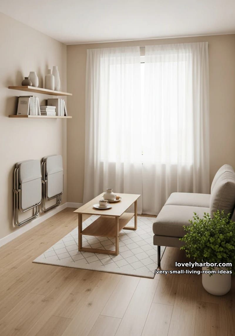 folding armchairs that tuck away when not in use 1