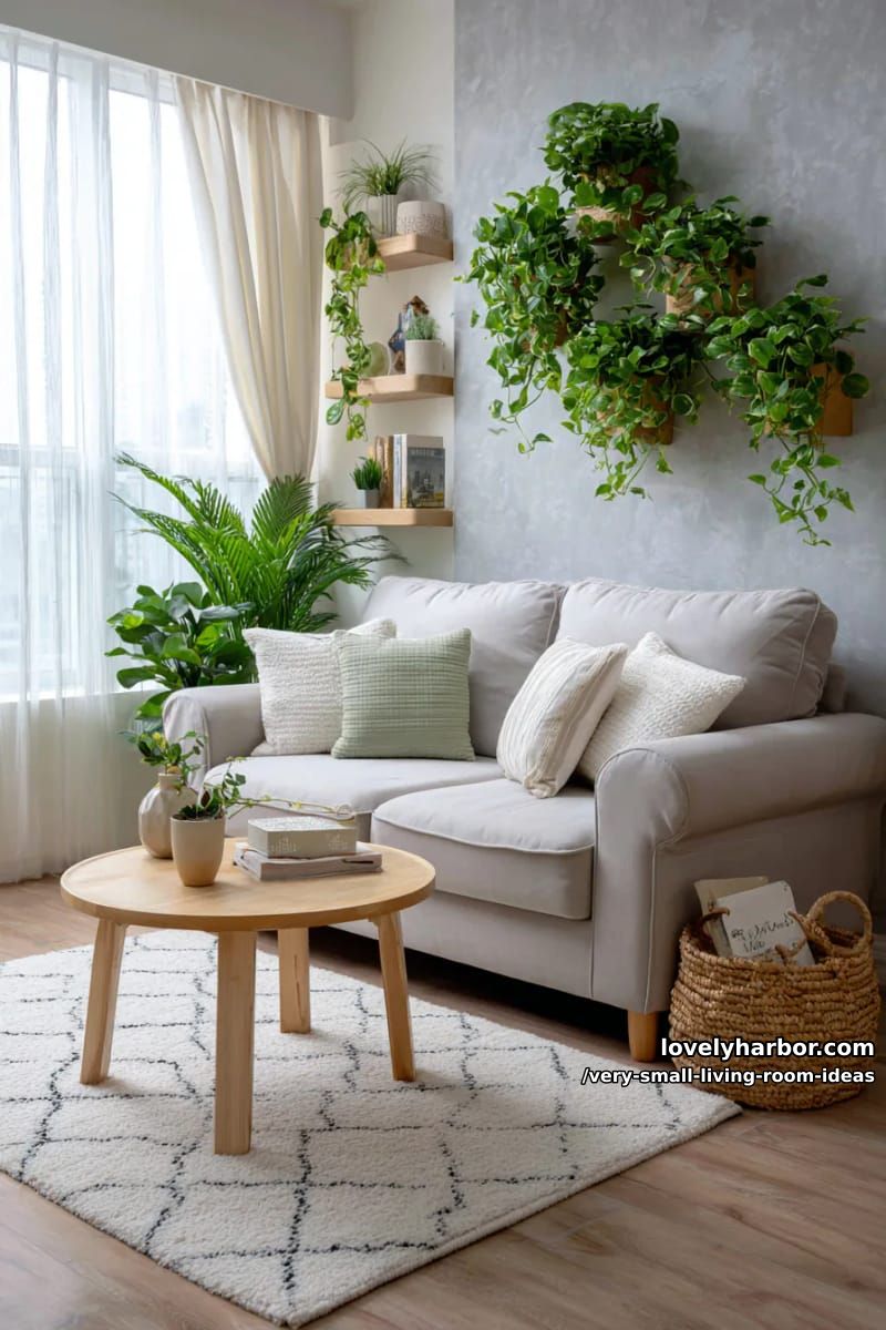greenery clusters in wall planters for a fresh, airy feeling 1