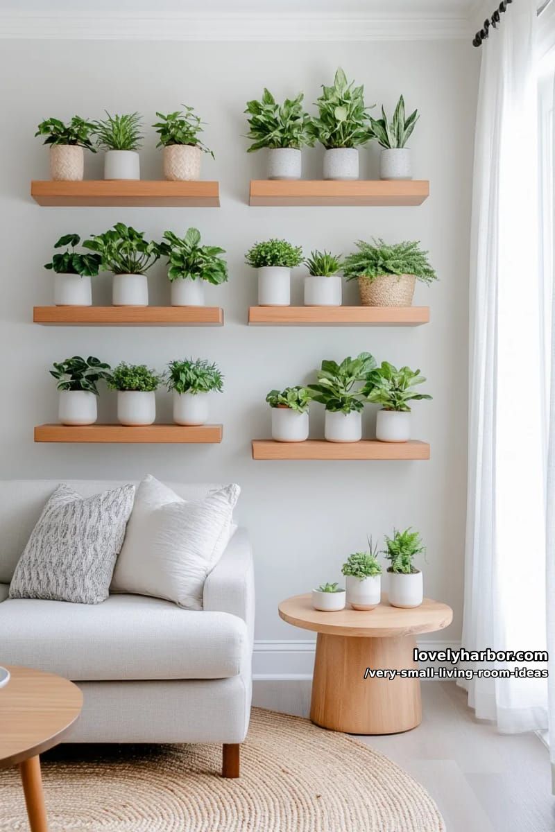 greenery clusters in wall planters for a fresh, airy feeling 1