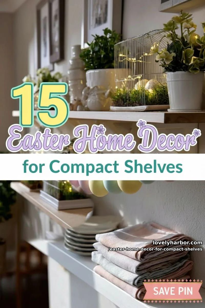 15 Easter Home Decor For Compact Shelves That Makes Small Displays Pop 38 have fun this easter with homemade decor for compact shelves 37