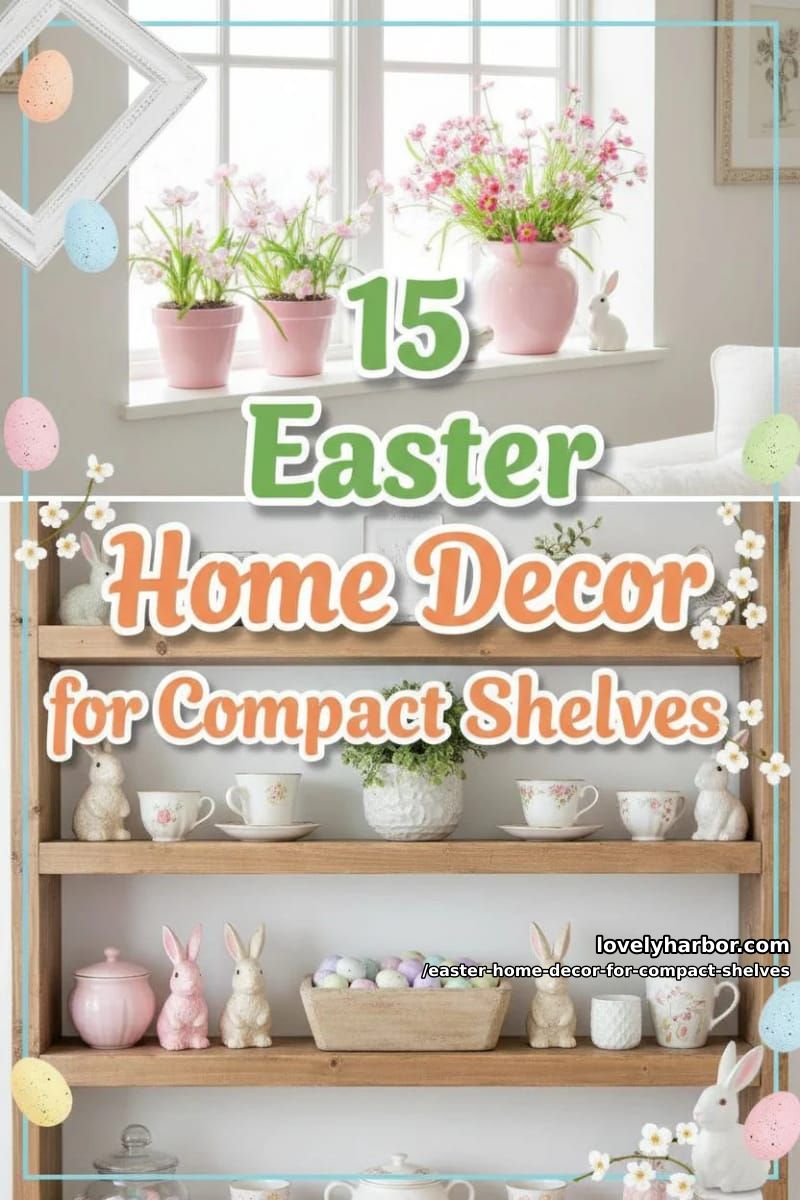 15 Easter Home Decor For Compact Shelves That Makes Small Displays Pop 41 have fun this easter with homemade decor for compact shelves 40
