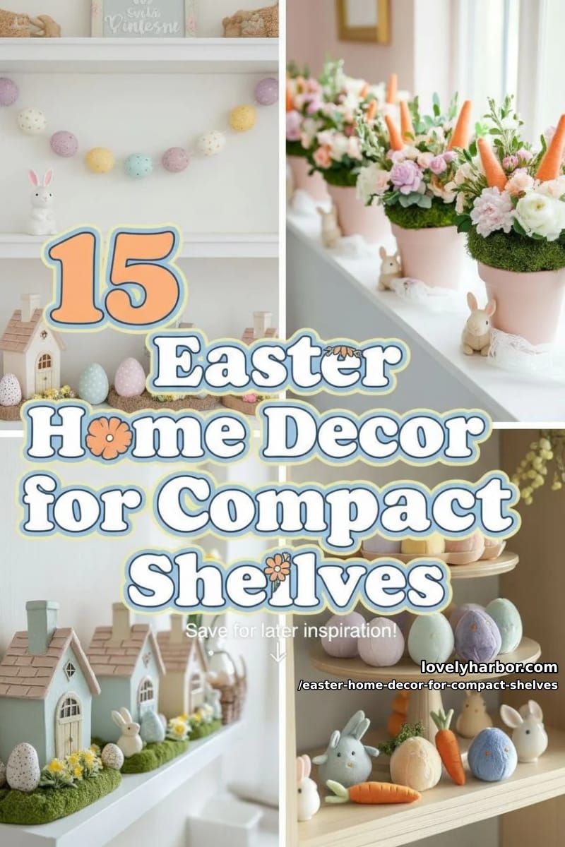 15 Easter Home Decor For Compact Shelves That Makes Small Displays Pop 42 have fun this easter with homemade decor for compact shelves 41