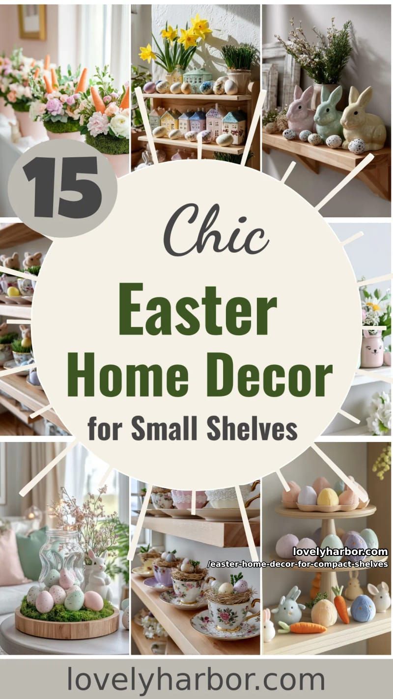 15 Easter Home Decor For Compact Shelves That Makes Small Displays Pop 54 have fun this easter with homemade decor for compact shelves 53