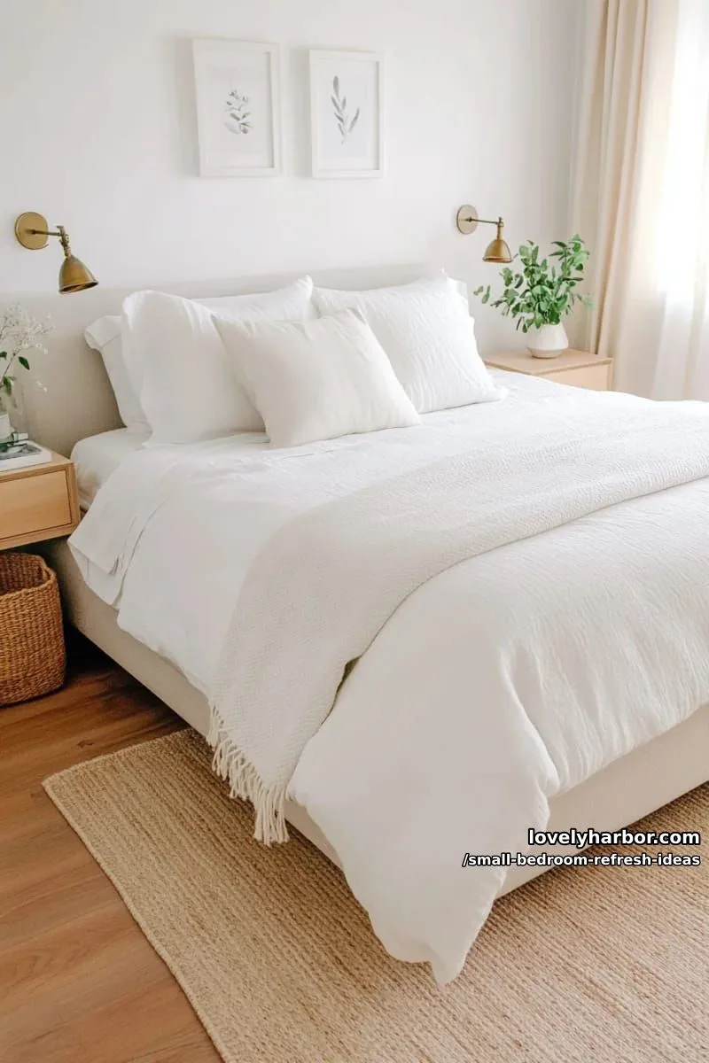 install wall-mounted swing arm reading lights for a clutter-free bedside 1