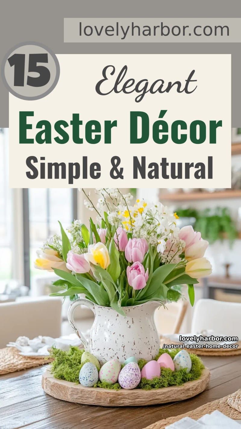 15 Natural Easter Home Décor Ideas That Are Simple Yet Elegant 51 natural easter home decor - Collage 50
