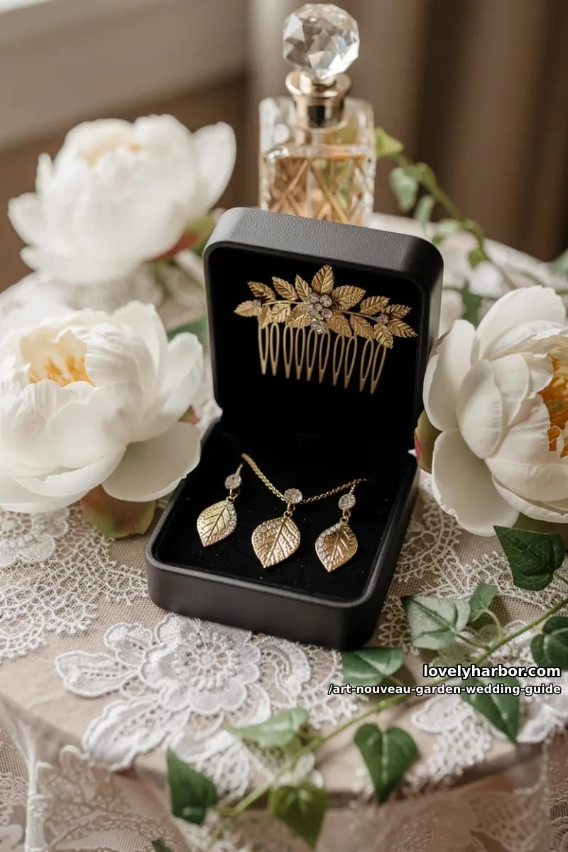 The Ultimate Art Nouveau Garden Wedding Guide: Timeless Romance Meets Nature 12 nature-inspired accessories 1