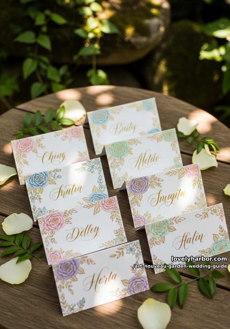 The Ultimate Art Nouveau Garden Wedding Guide: Timeless Romance Meets Nature 5 romantic, handcrafted details 1