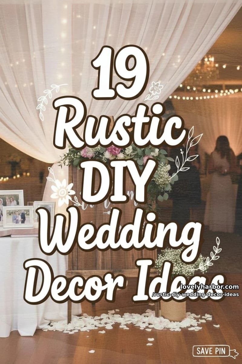 19 Rustic DIY Wedding Decor Ideas with Dreamy Vibes 43 rustic diy wedding decor ideas - Collage 42