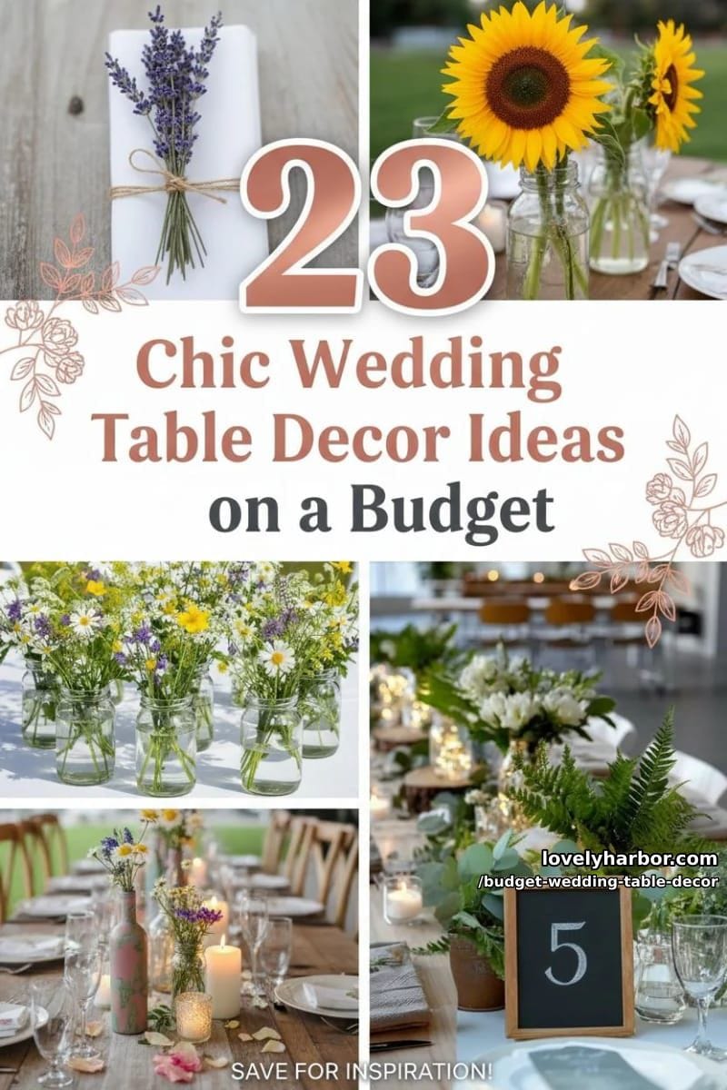 23 Chic Wedding Table Decor Ideas on a Budget 51 save big without losing the magic with these budget-friendly wedding table decor ideas 50