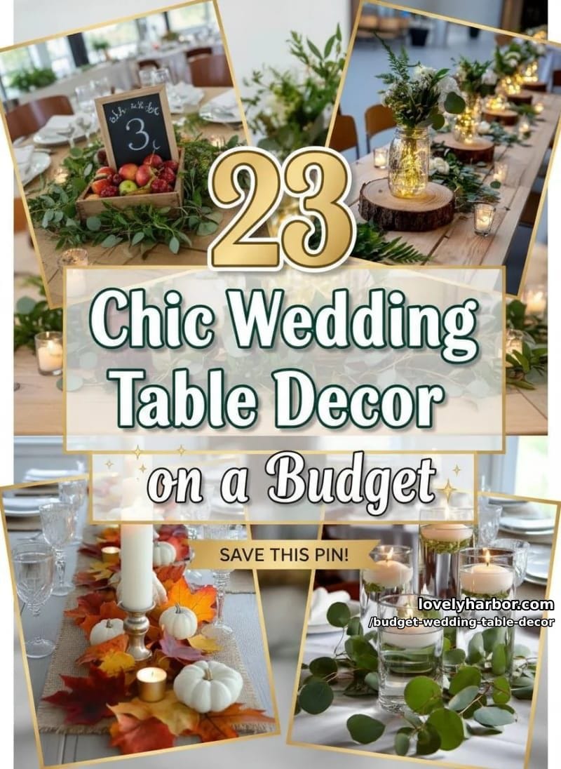 23 Chic Wedding Table Decor Ideas on a Budget 54 save big without losing the magic with these budget-friendly wedding table decor ideas 53