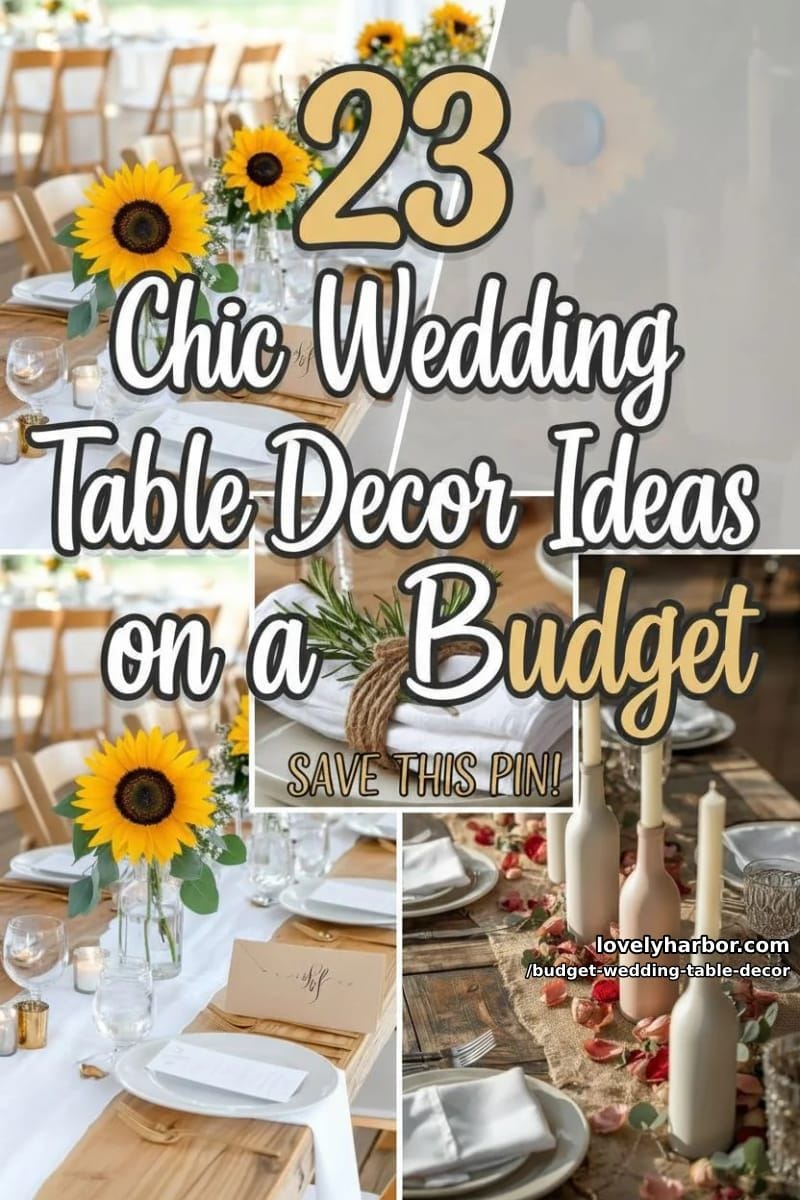 23 Chic Wedding Table Decor Ideas on a Budget 55 save big without losing the magic with these budget-friendly wedding table decor ideas 54