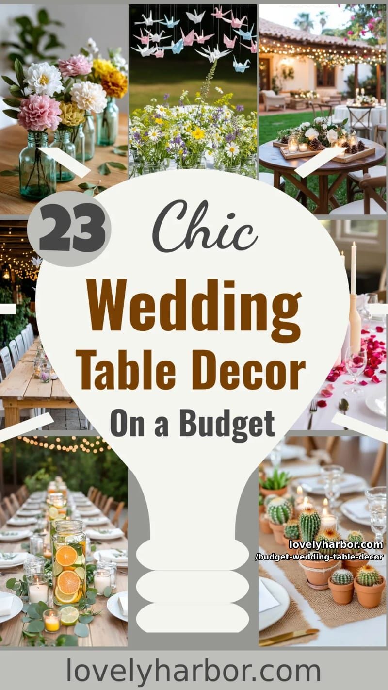 23 Chic Wedding Table Decor Ideas on a Budget 57 save big without losing the magic with these budget-friendly wedding table decor ideas 56