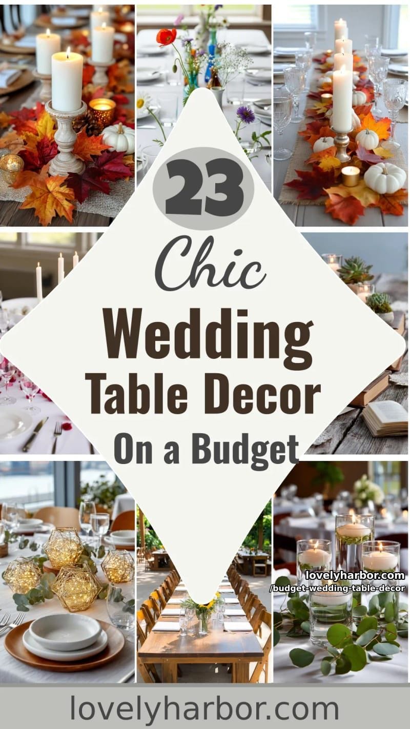 23 Chic Wedding Table Decor Ideas on a Budget 58 save big without losing the magic with these budget-friendly wedding table decor ideas 57