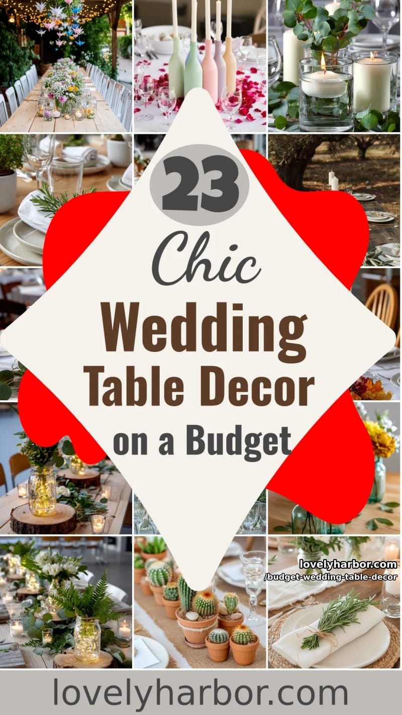 23 Chic Wedding Table Decor Ideas on a Budget 61 save big without losing the magic with these budget-friendly wedding table decor ideas 60
