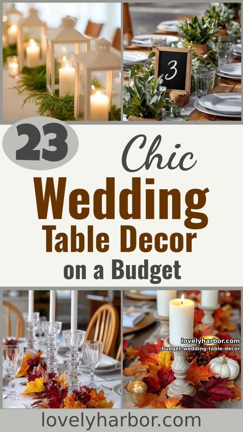 23 Chic Wedding Table Decor Ideas on a Budget 64 save big without losing the magic with these budget-friendly wedding table decor ideas 63