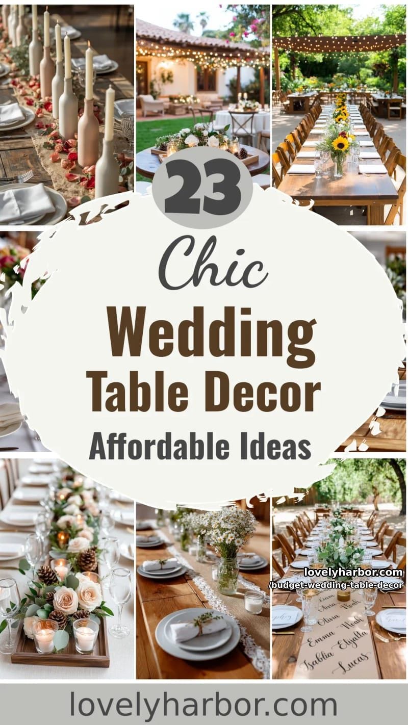 23 Chic Wedding Table Decor Ideas on a Budget 66 save big without losing the magic with these budget-friendly wedding table decor ideas 65