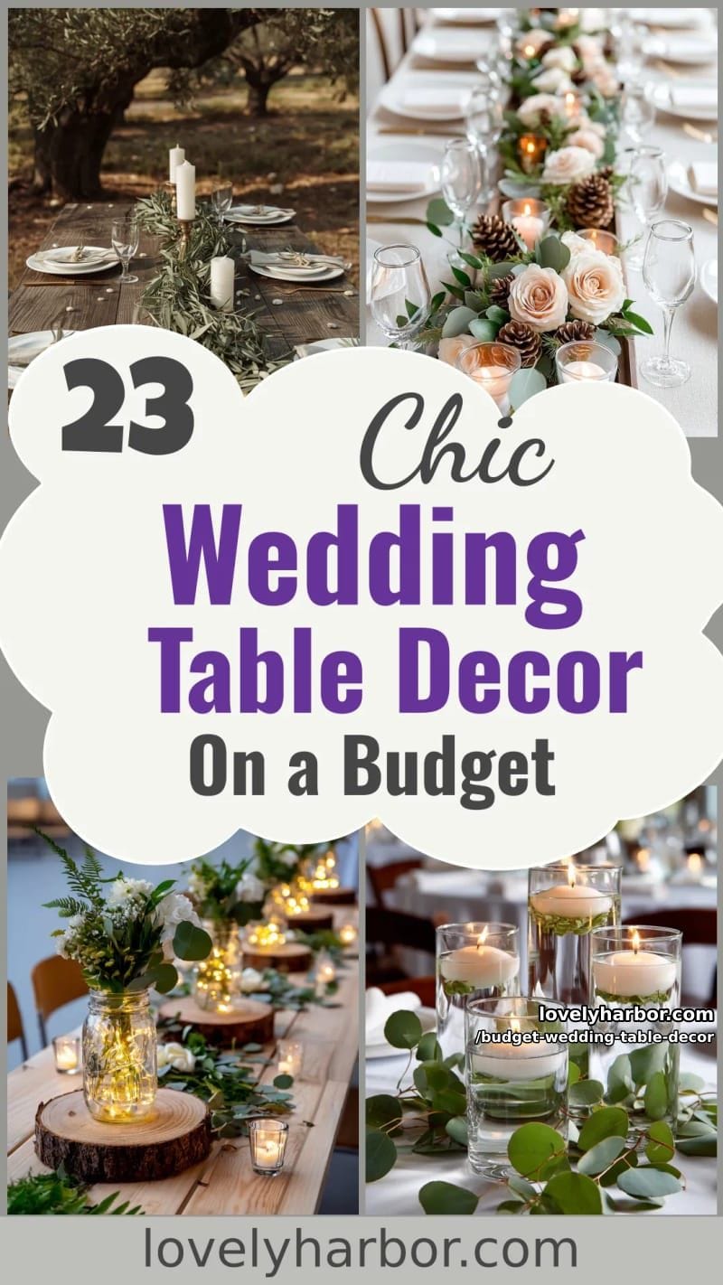 23 Chic Wedding Table Decor Ideas on a Budget 67 save big without losing the magic with these budget-friendly wedding table decor ideas 66