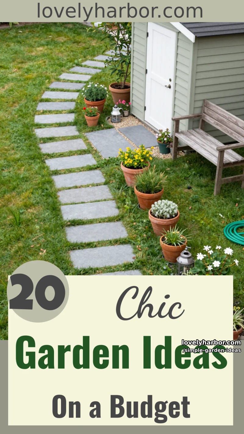 20 Inspiring Simple Garden Ideas on a Budget 36 simple garden ideas - Collage 35
