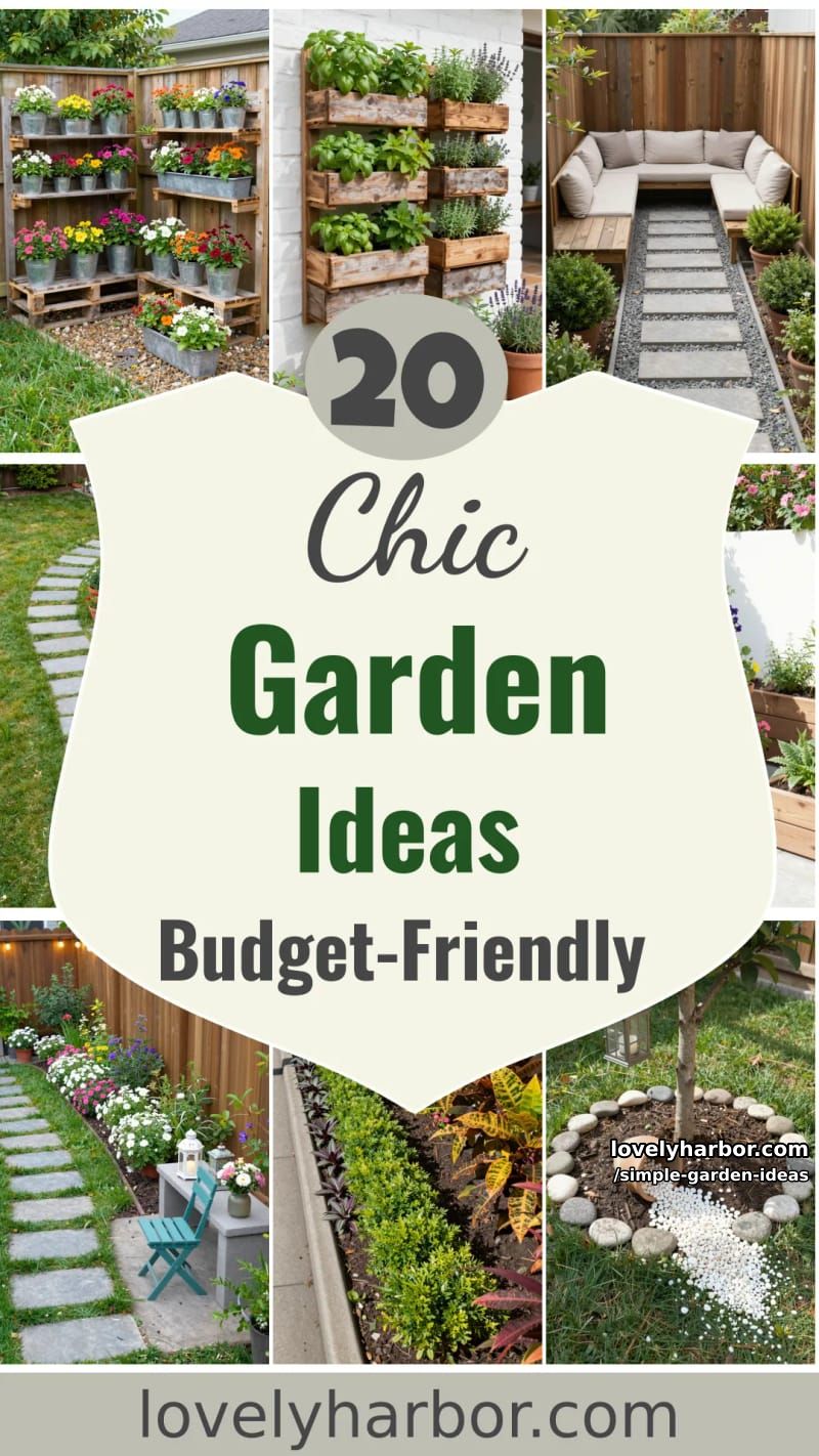 20 Inspiring Simple Garden Ideas on a Budget 45 simple garden ideas - Collage 44