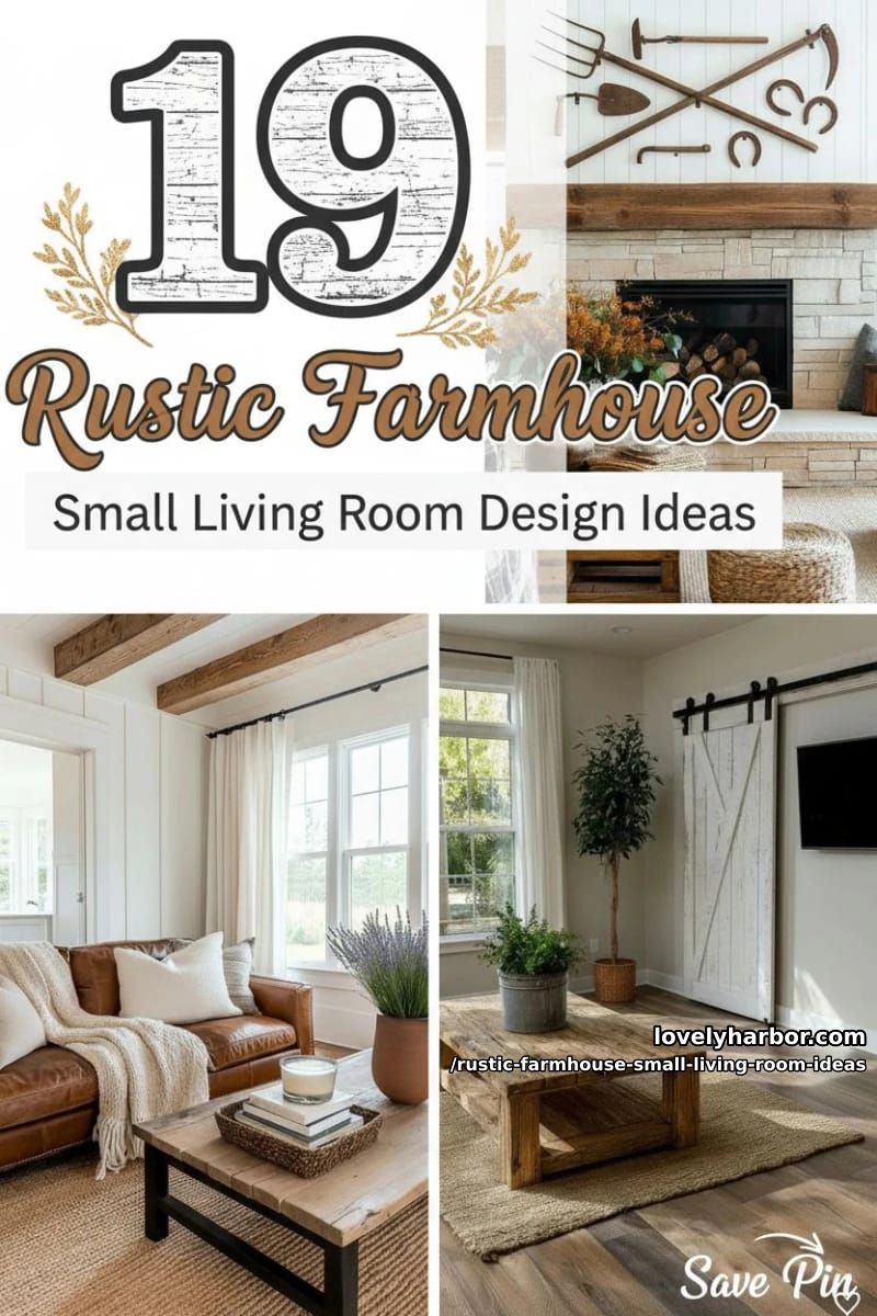 19 Rustic Farmhouse Small Living Room Ideas For a Cozy, Space-Saving Makeover 42 style your small farmhouse living room with these rustic design ideas 41