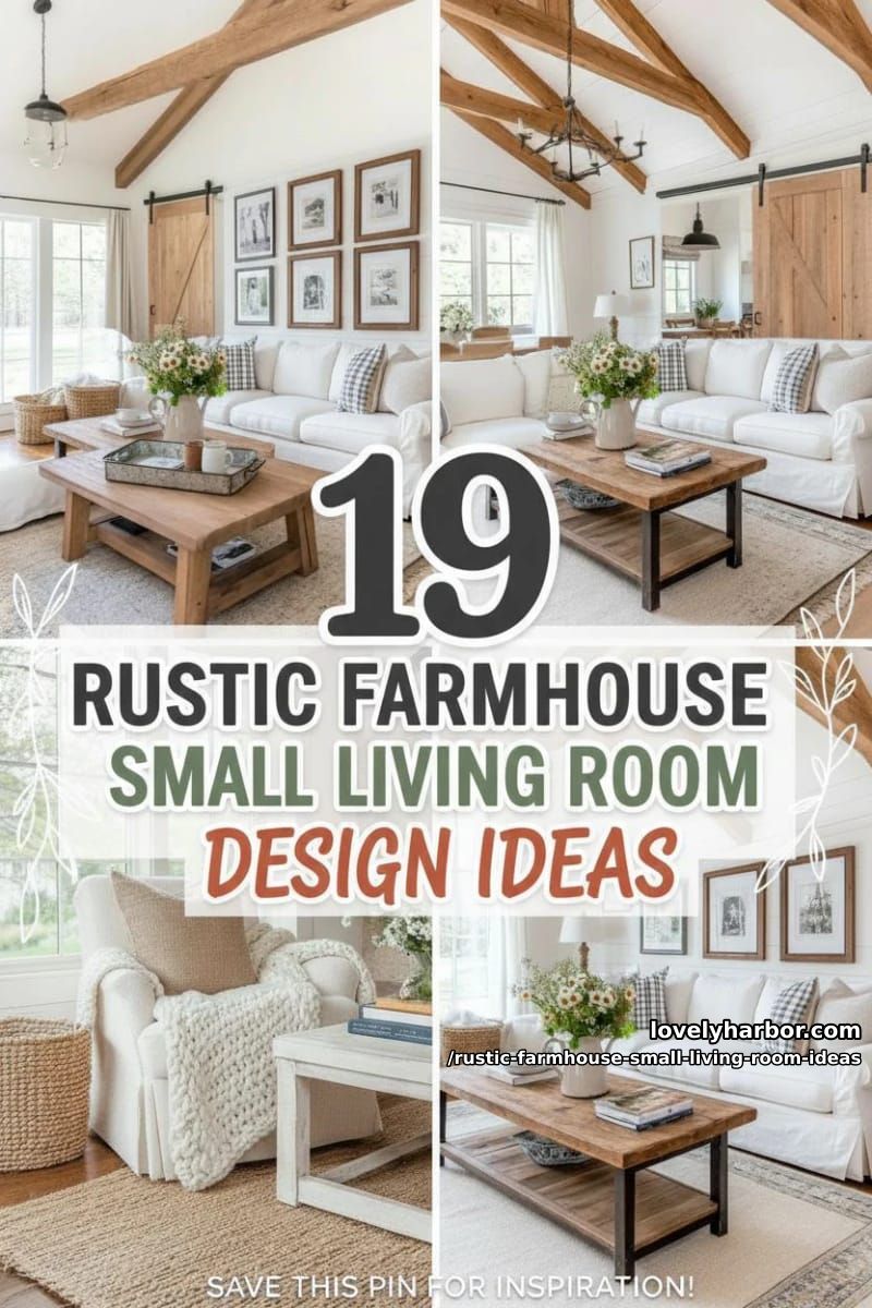 19 Rustic Farmhouse Small Living Room Ideas For a Cozy, Space-Saving Makeover 43 style your small farmhouse living room with these rustic design ideas 42