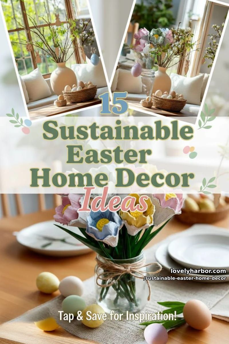 15 Sustainable Easter Home Decor Ideas That Wow 37 sustainable easter home decor - Collage 36