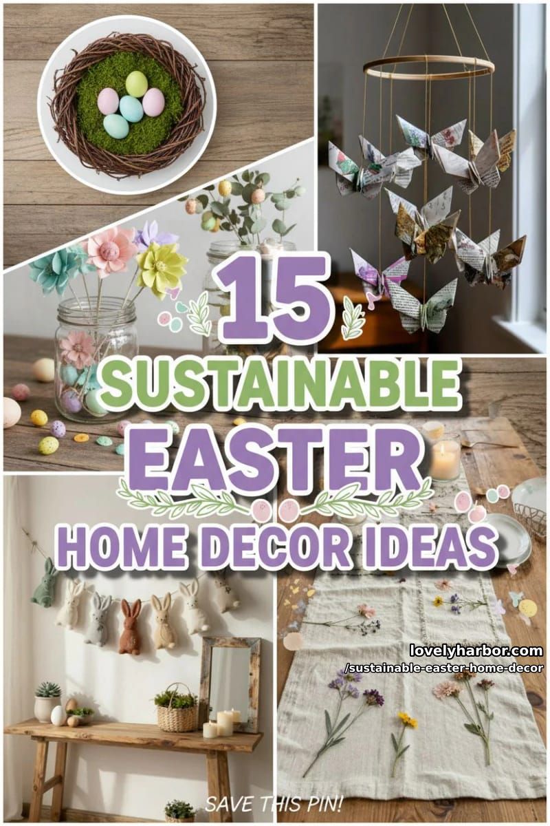15 Sustainable Easter Home Decor Ideas That Wow 39 sustainable easter home decor - Collage 38