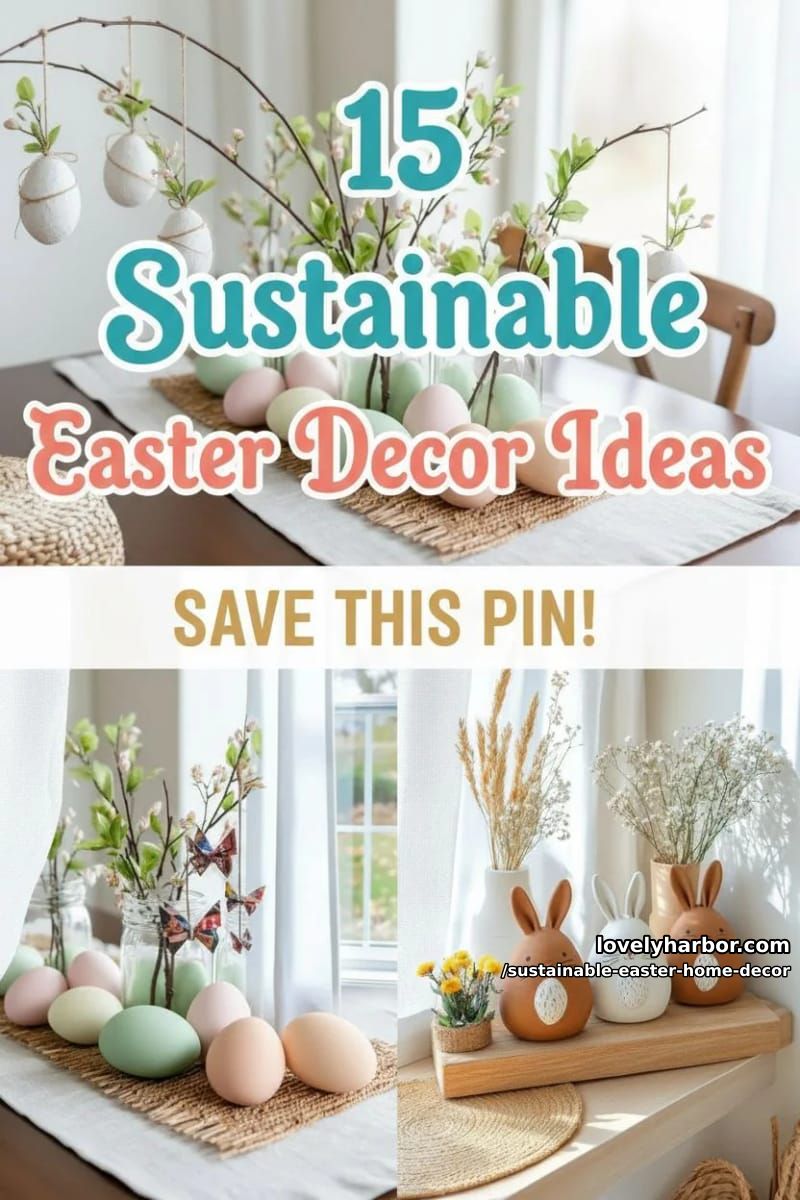 15 Sustainable Easter Home Decor Ideas That Wow 40 sustainable easter home decor - Collage 39
