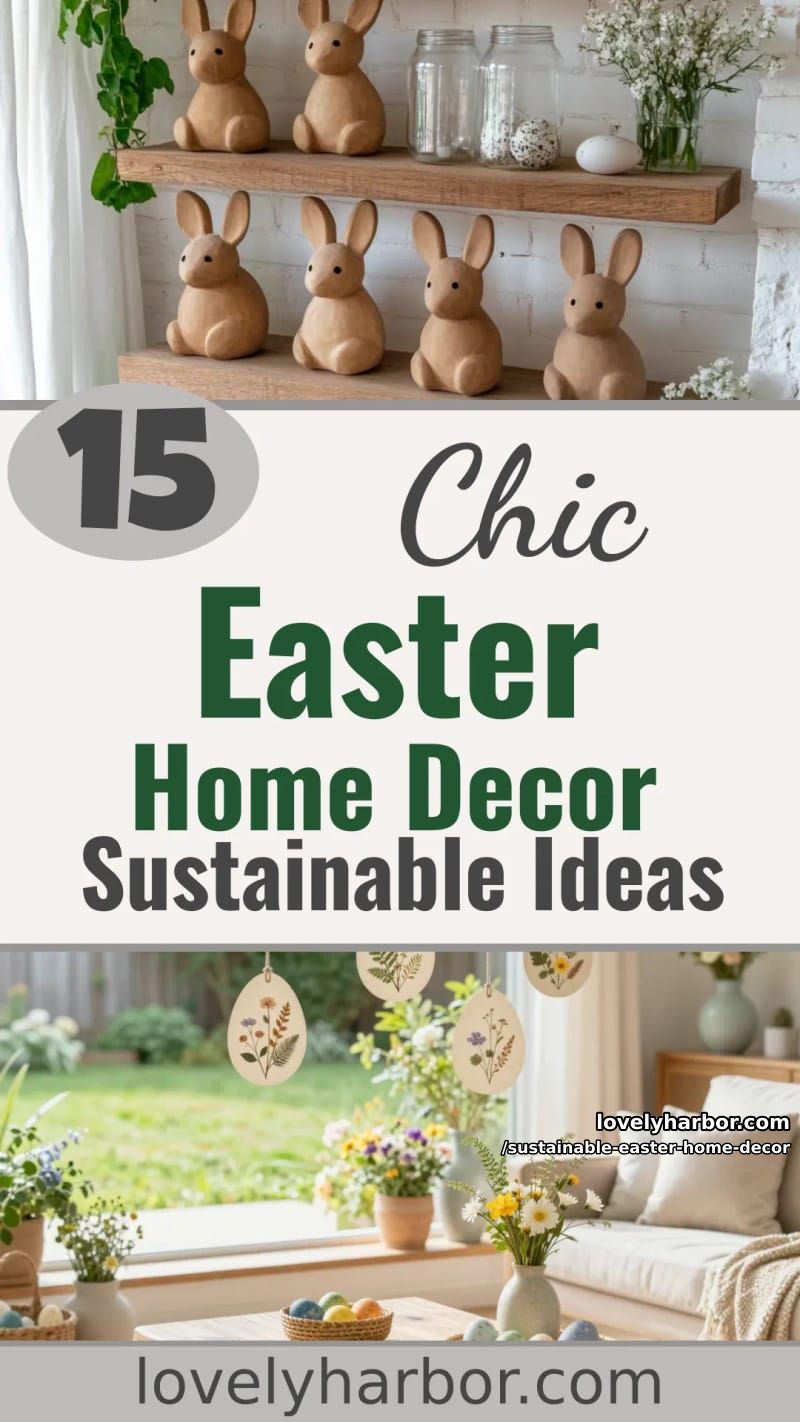 15 Sustainable Easter Home Decor Ideas That Wow 43 sustainable easter home decor - Collage 42