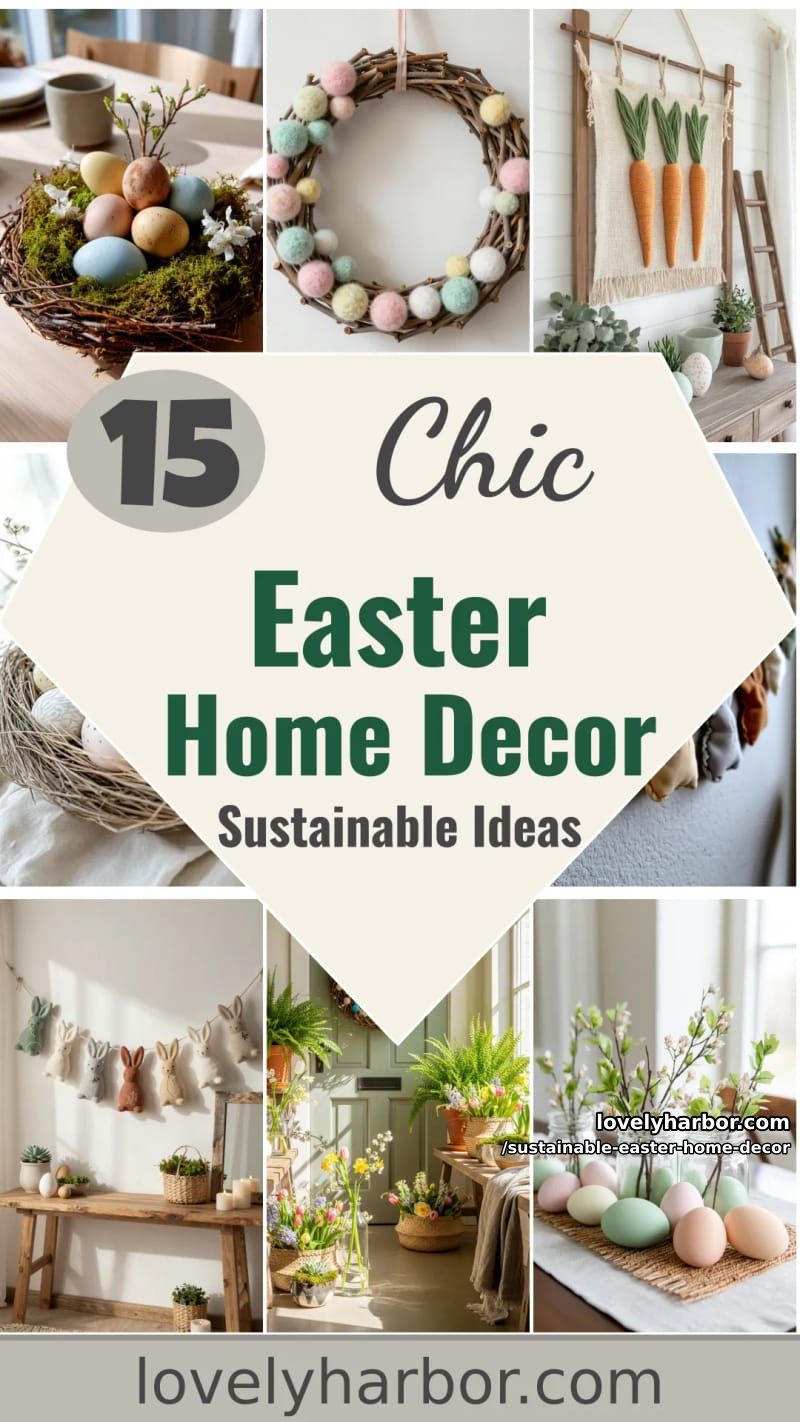 15 Sustainable Easter Home Decor Ideas That Wow 44 sustainable easter home decor - Collage 43