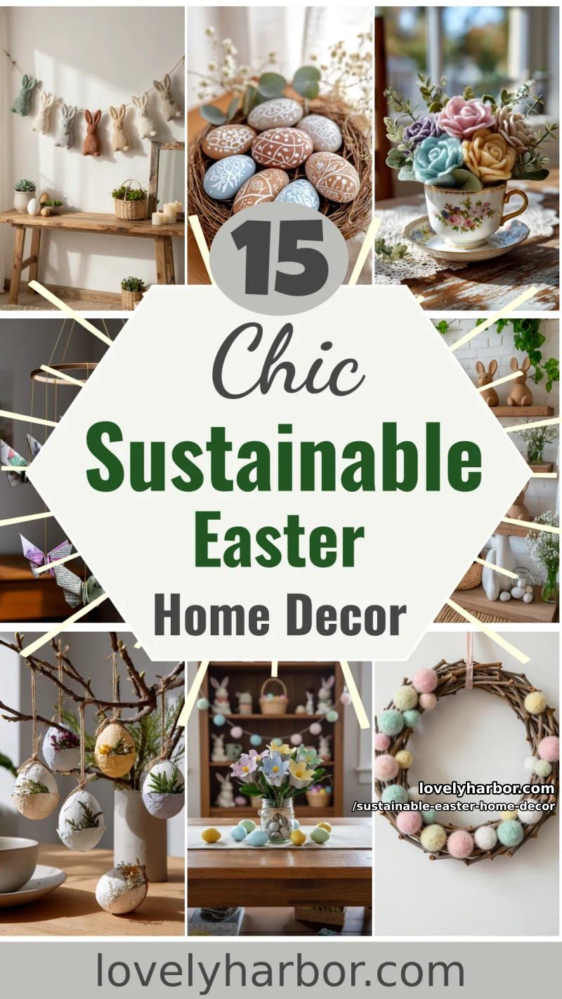 15 Sustainable Easter Home Decor Ideas That Wow 46 sustainable easter home decor - Collage 45