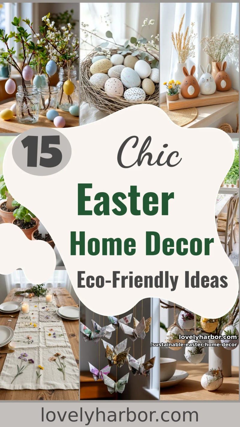 15 Sustainable Easter Home Decor Ideas That Wow 47 sustainable easter home decor - Collage 46
