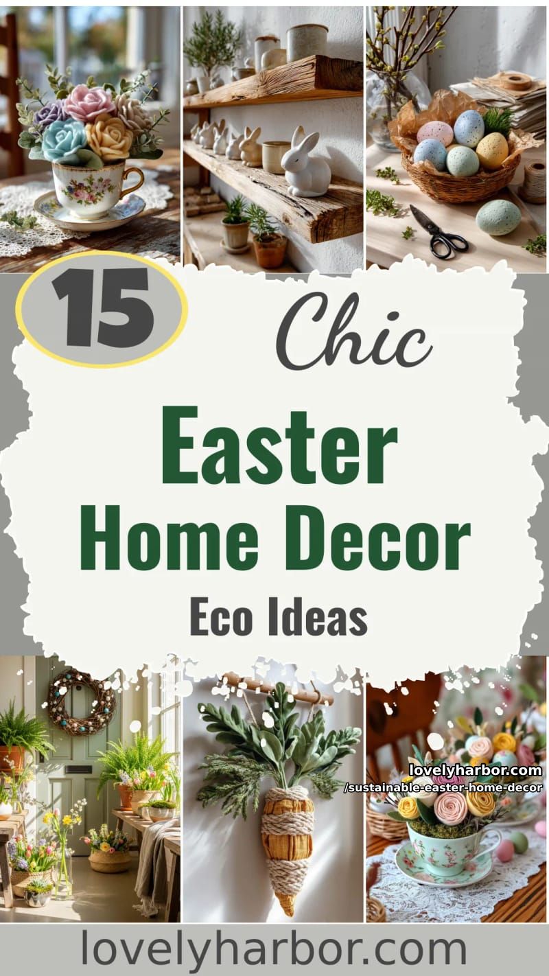 15 Sustainable Easter Home Decor Ideas That Wow 48 sustainable easter home decor - Collage 47