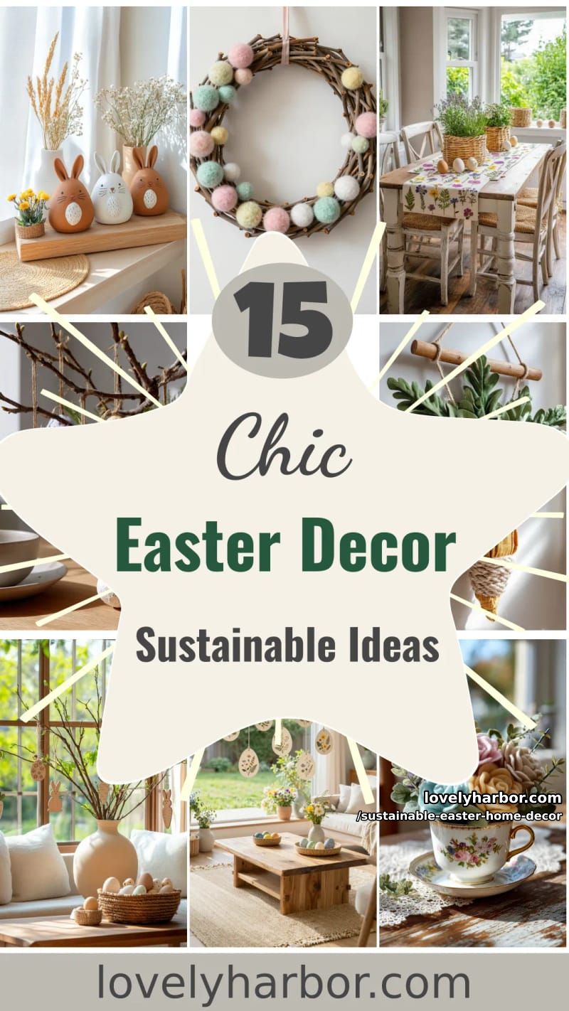 15 Sustainable Easter Home Decor Ideas That Wow 49 sustainable easter home decor - Collage 48