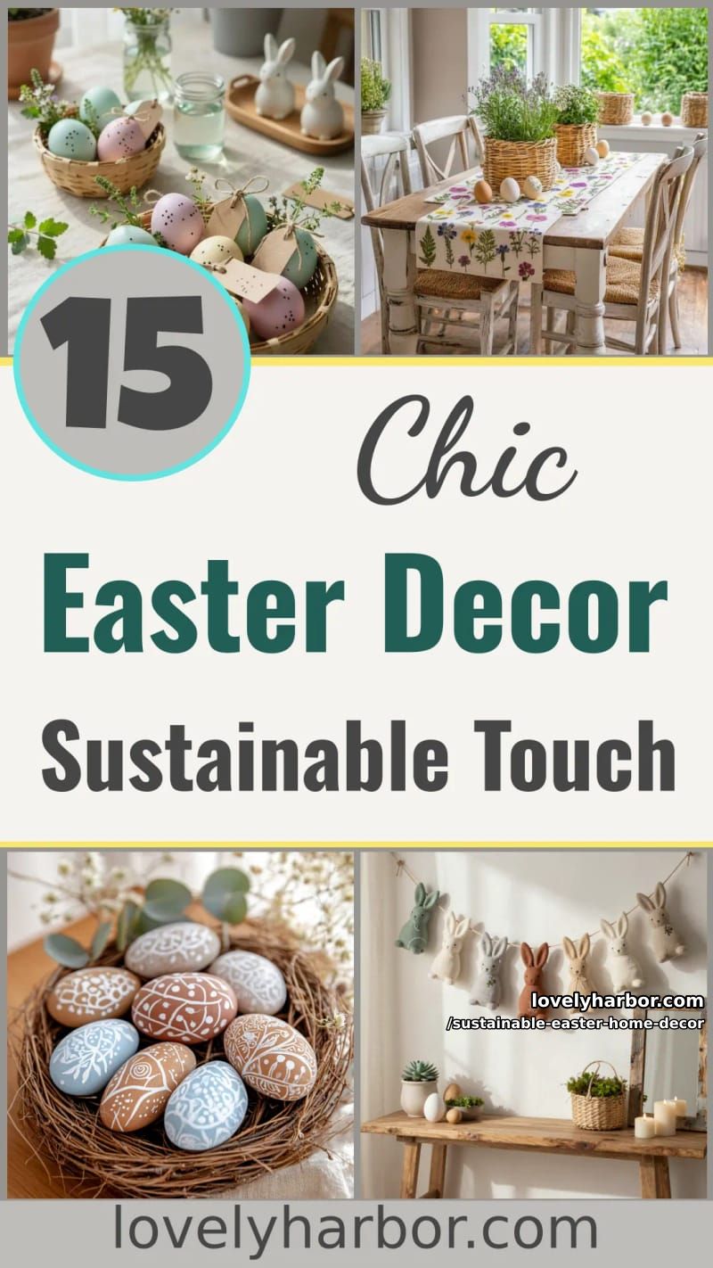 15 Sustainable Easter Home Decor Ideas That Wow 50 sustainable easter home decor - Collage 49