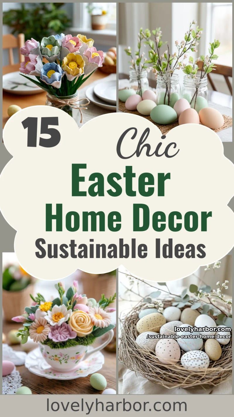 15 Sustainable Easter Home Decor Ideas That Wow 51 sustainable easter home decor - Collage 50