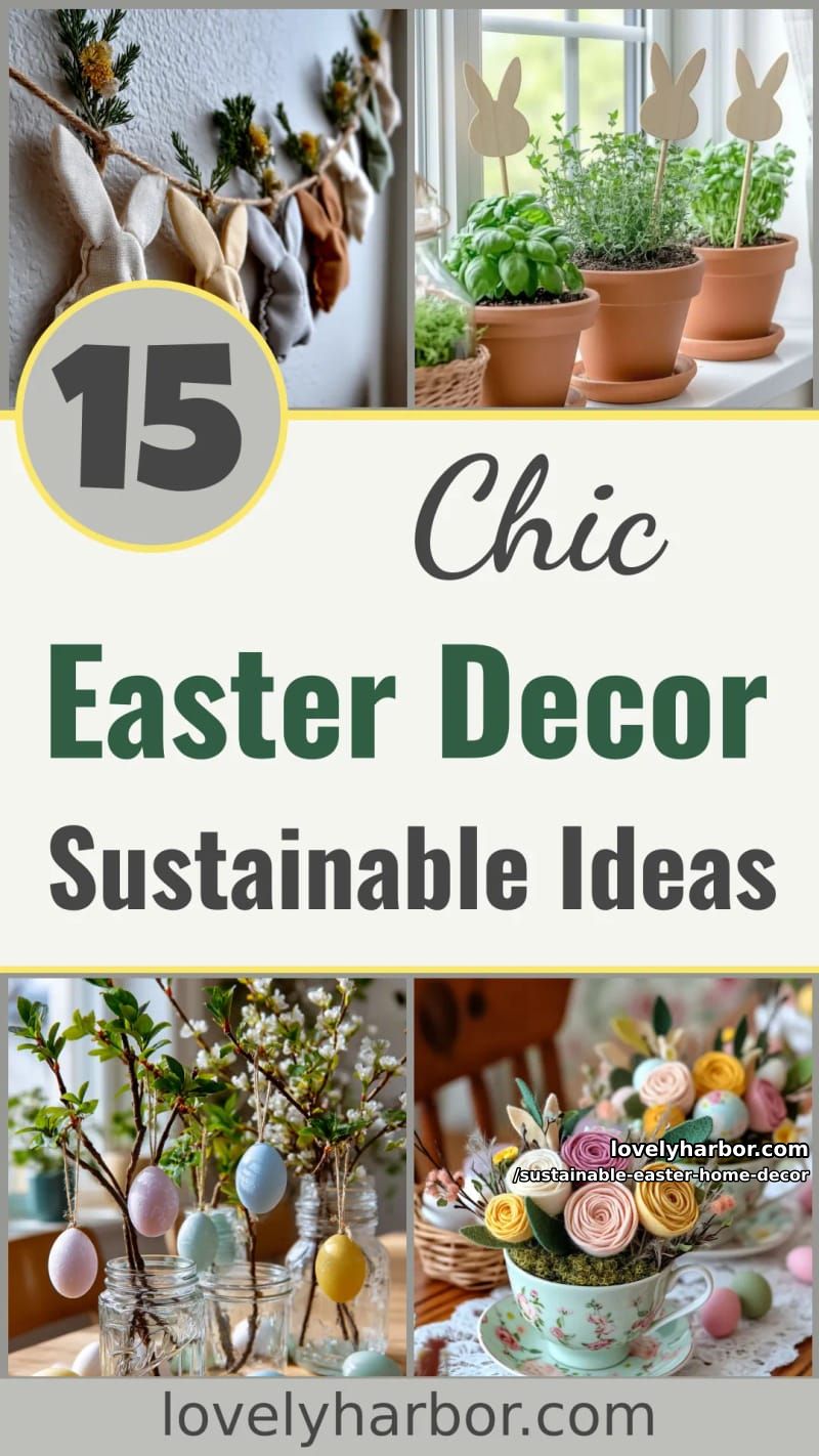 15 Sustainable Easter Home Decor Ideas That Wow 53 sustainable easter home decor - Collage 52