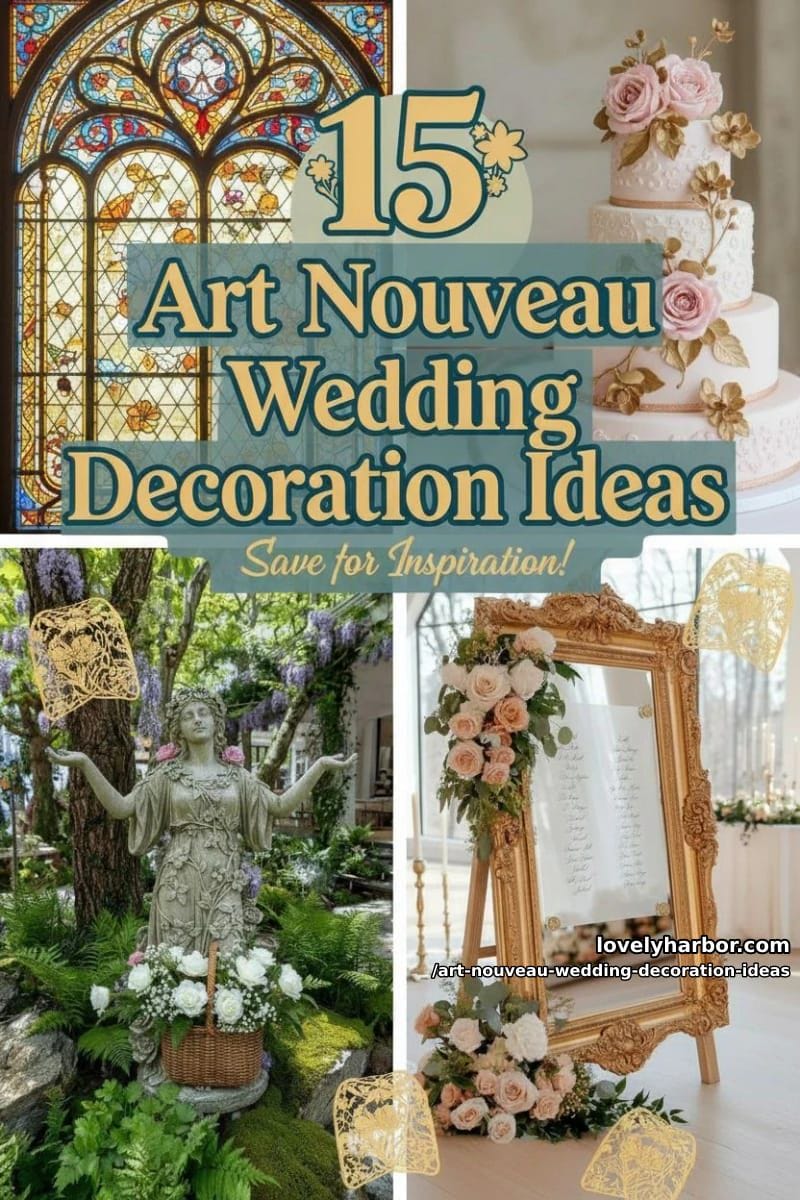 15 Art Nouveau Wedding Decoration Ideas For Your Big Day 40 these art nouveau wedding decoration ideas will add charm to your venue 39