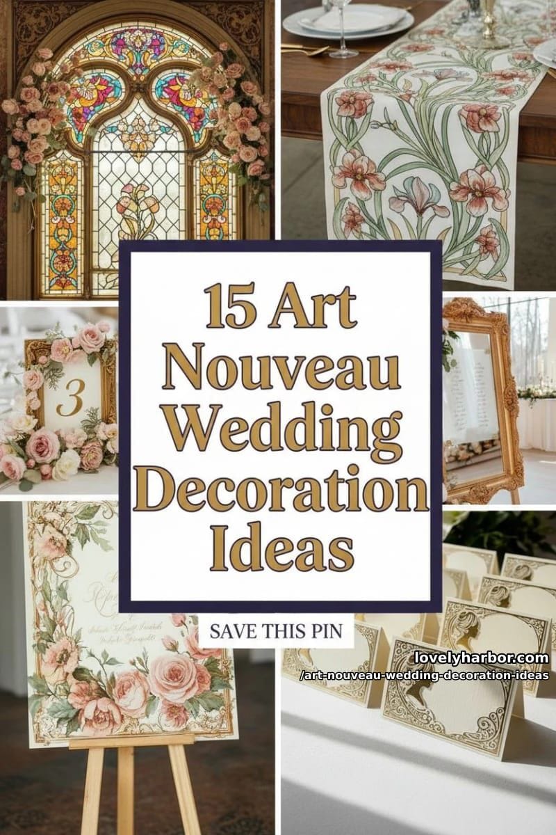 15 Art Nouveau Wedding Decoration Ideas For Your Big Day 41 these art nouveau wedding decoration ideas will add charm to your venue 40
