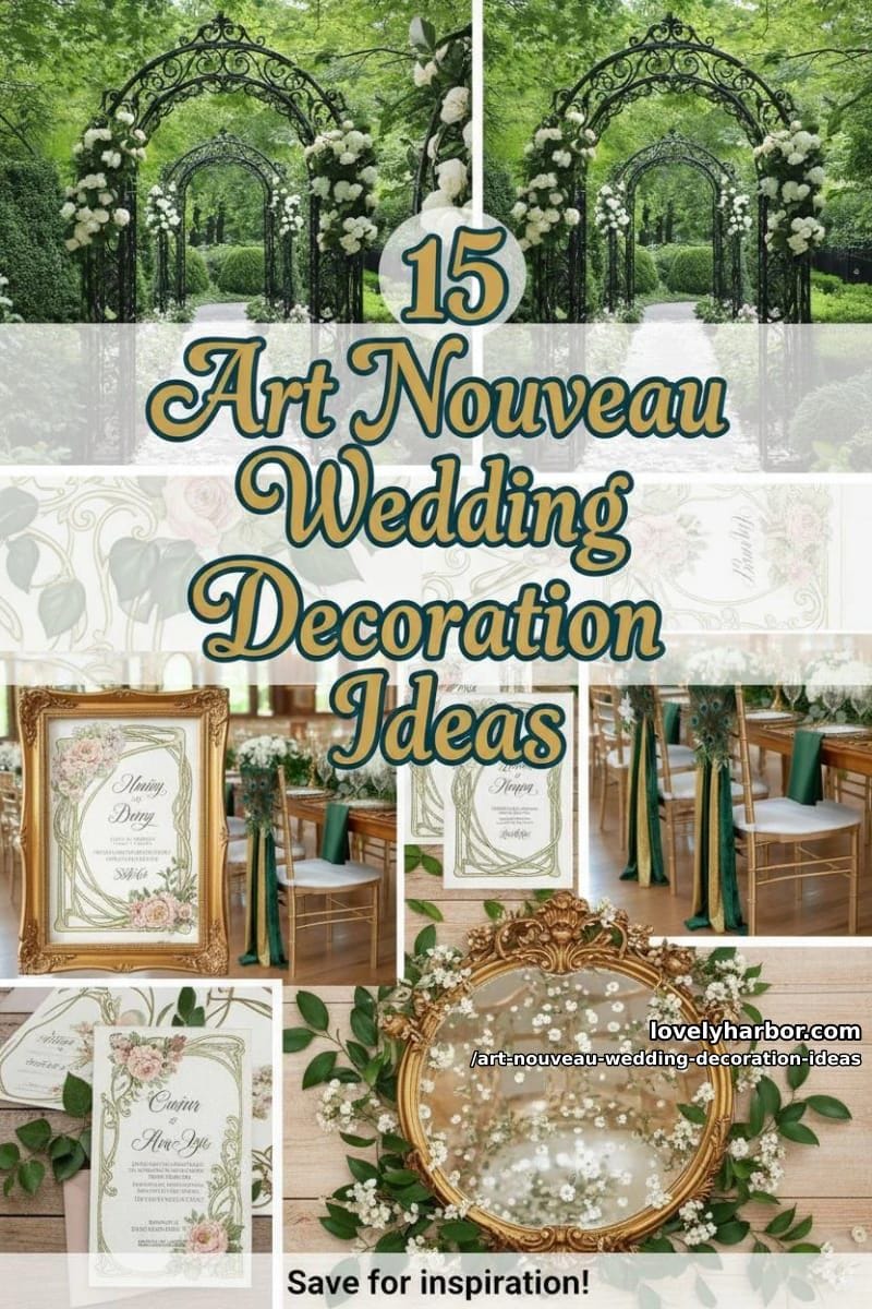 15 Art Nouveau Wedding Decoration Ideas For Your Big Day 43 these art nouveau wedding decoration ideas will add charm to your venue 42