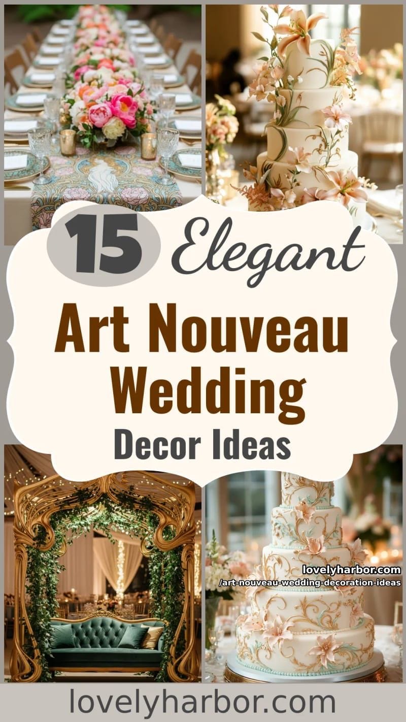 15 Art Nouveau Wedding Decoration Ideas For Your Big Day 45 these art nouveau wedding decoration ideas will add charm to your venue 44