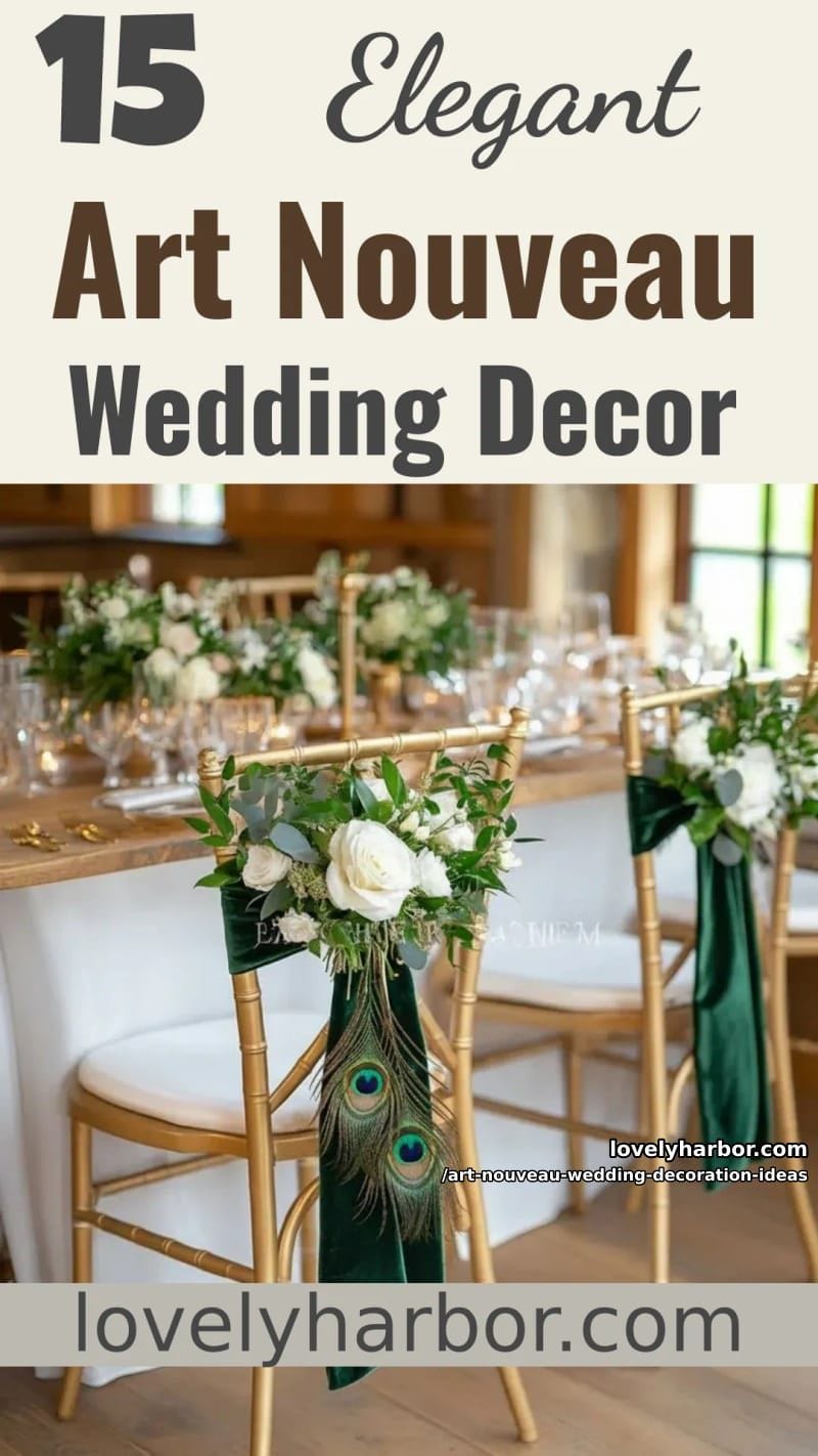 15 Art Nouveau Wedding Decoration Ideas For Your Big Day 46 these art nouveau wedding decoration ideas will add charm to your venue 45