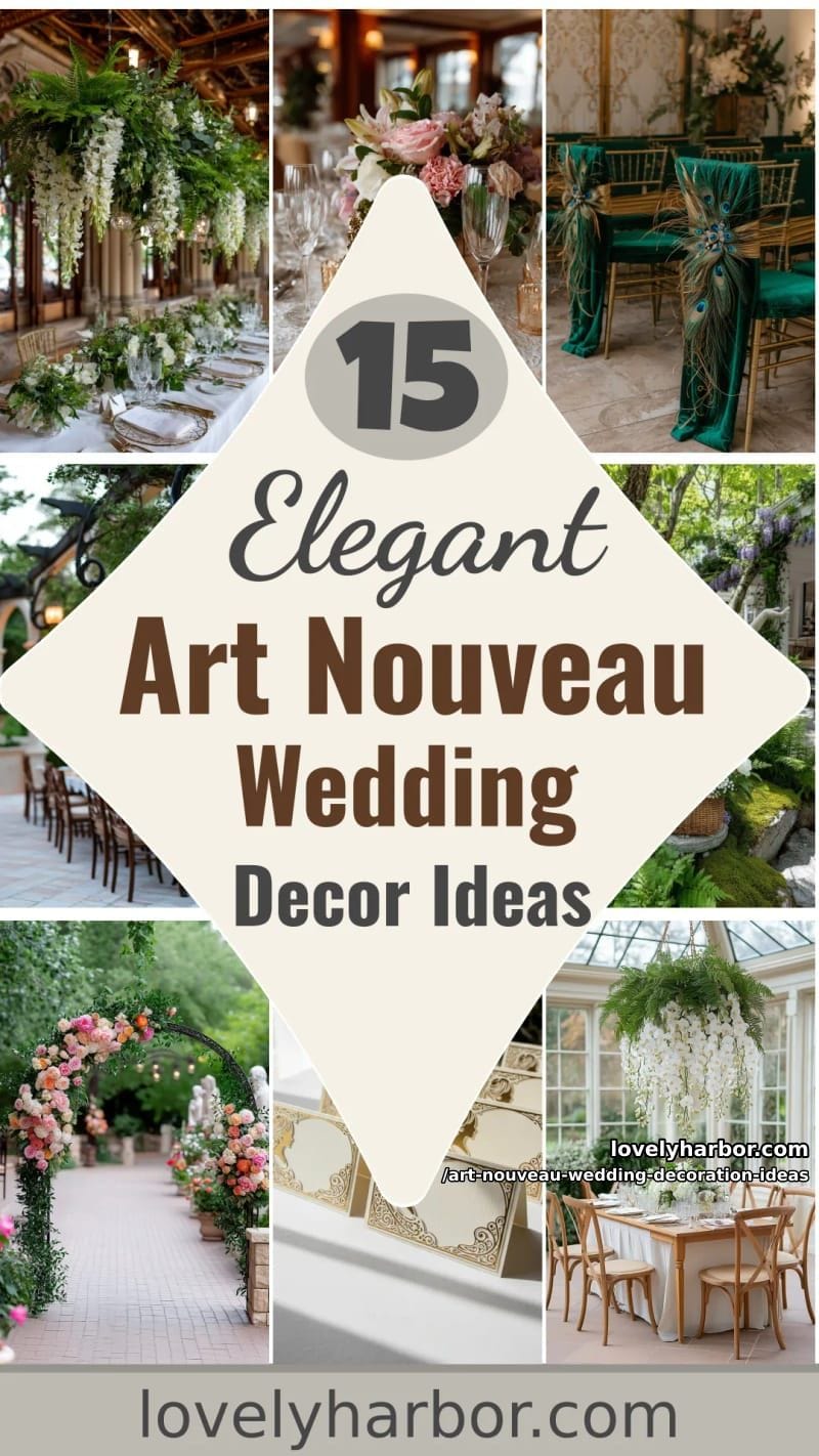 15 Art Nouveau Wedding Decoration Ideas For Your Big Day 47 these art nouveau wedding decoration ideas will add charm to your venue 46