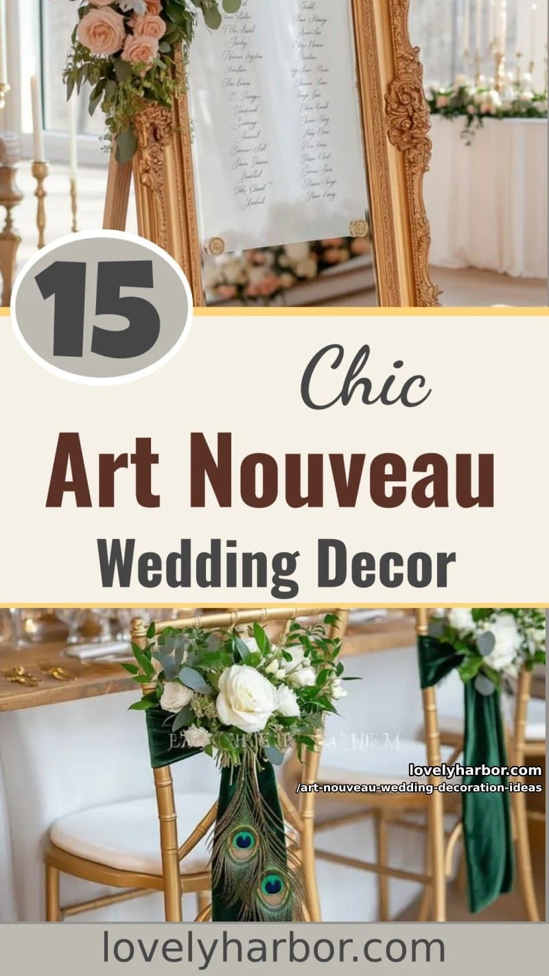 15 Art Nouveau Wedding Decoration Ideas For Your Big Day 49 these art nouveau wedding decoration ideas will add charm to your venue 48