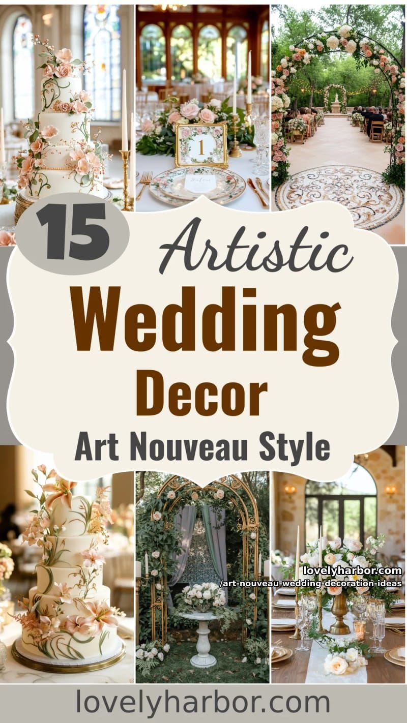 15 Art Nouveau Wedding Decoration Ideas For Your Big Day 50 these art nouveau wedding decoration ideas will add charm to your venue 49