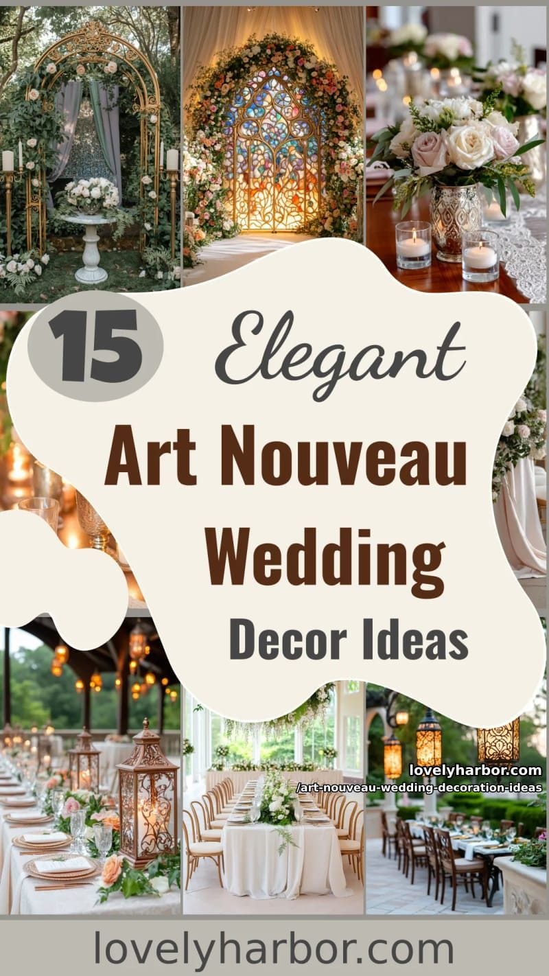 15 Art Nouveau Wedding Decoration Ideas For Your Big Day 53 these art nouveau wedding decoration ideas will add charm to your venue 52