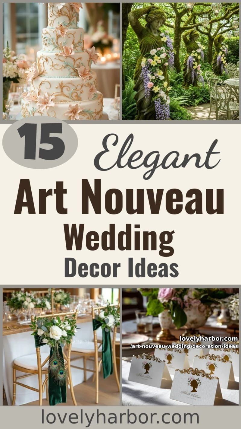 15 Art Nouveau Wedding Decoration Ideas For Your Big Day 55 these art nouveau wedding decoration ideas will add charm to your venue 54